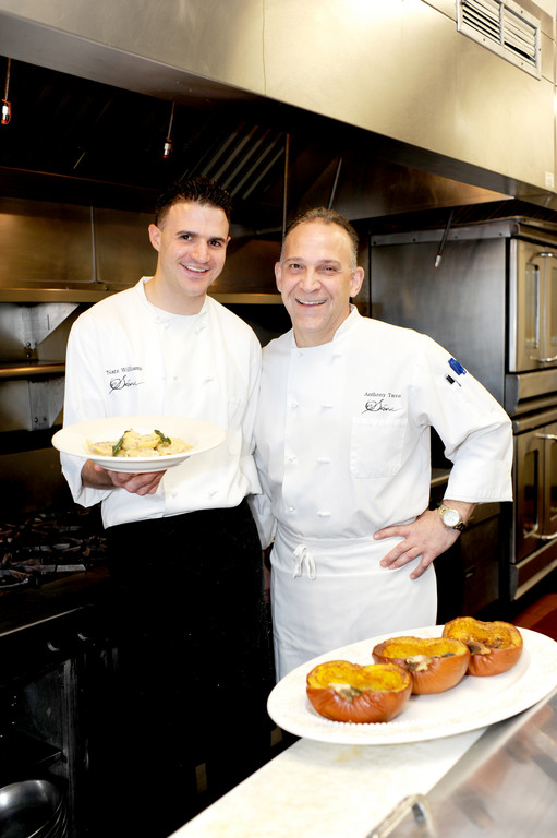 Anthony Tarro (right) and Executive Chef Nate Williams of Siena Cucina-Enoteca in East Greenwich