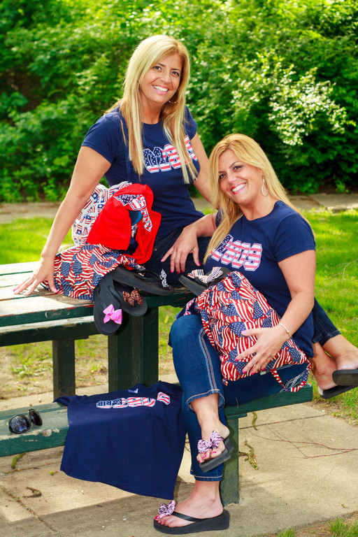 Owners of Flippity Funwear, Donna Wilson and Maria Doherty
