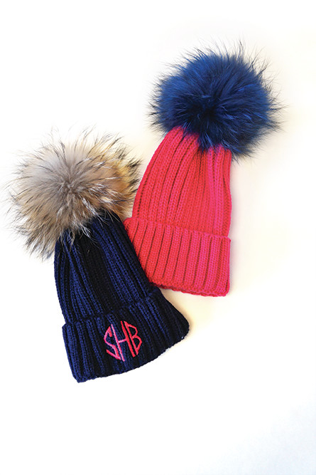 Celebrity Trend – Raccoon pom pom hat in a variety of stylish colors; $68 each at Pink Pineapple
Wrap up your holiday shopping with Pink Pineapple. Visit us in the stores or online at pinkpineappleshop.com Use code: Rhody and get FREE SHIPPING until Dec 25th. They have something for everyone on your list.
Pink Pineapple 257 Main Street, Wakefield 401-782-1046 | 380 Thames Street, Newport 401-849-8181 pinkpineappleshop.com