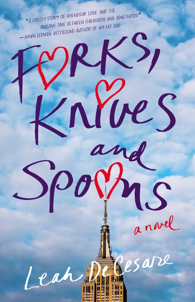 Check out Leah DeCesare's debut novel, Forks, Knives and Spoons