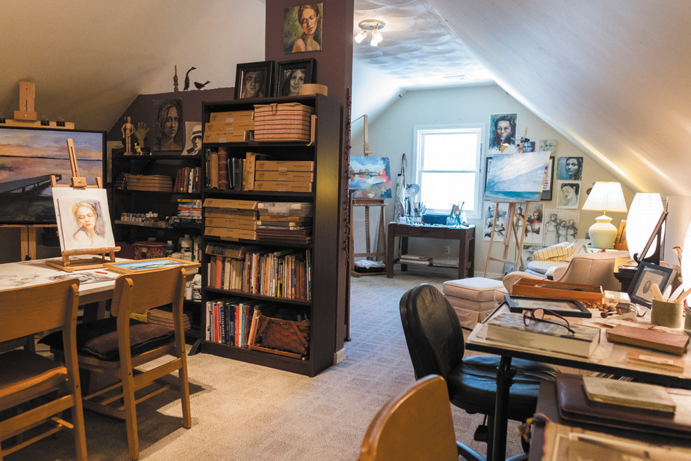 Take a peek in South County residents homes, like the creative space that Susan Sward made for herself