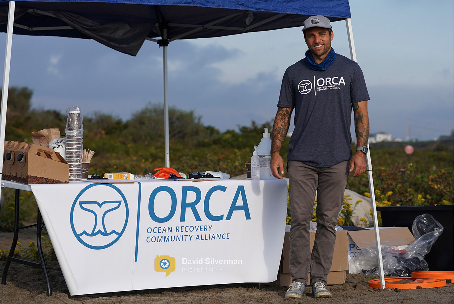 As a surfer, Kevin Carmignani has special ties to the ocean and serves as project coordinator for ORCA