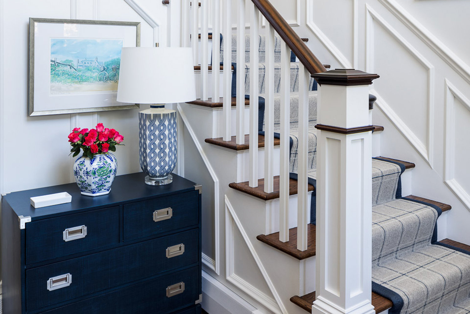 Stair runners add warmth and style
