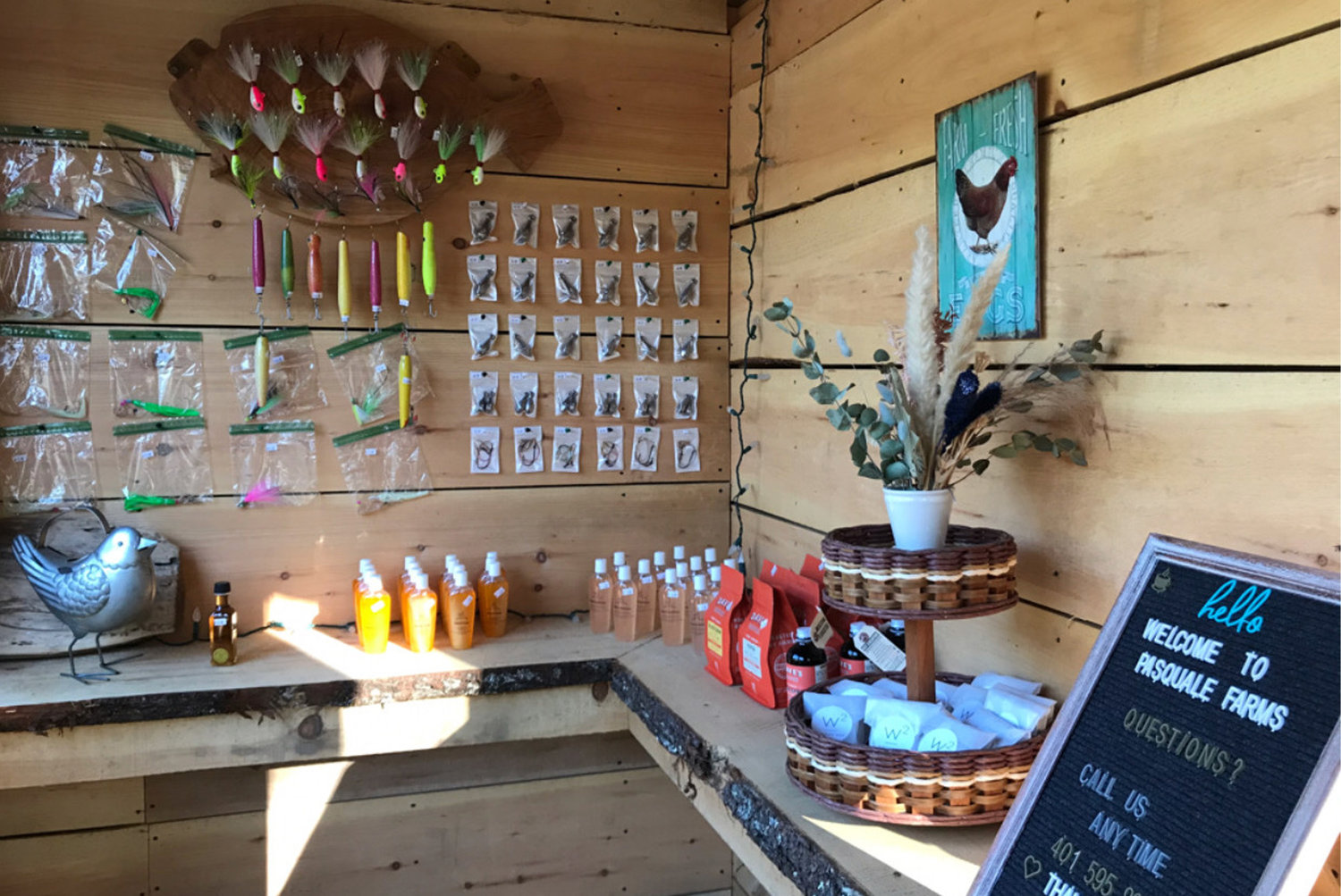 Find produce and more near URI at the Pasquale Farms roadside shack