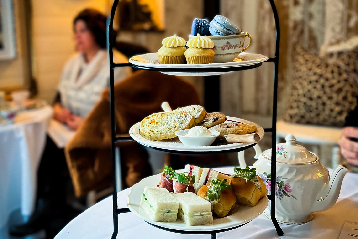 Travel to England in Wickford with tea service and light bites from Sweet Marie’s Tea Cottage
