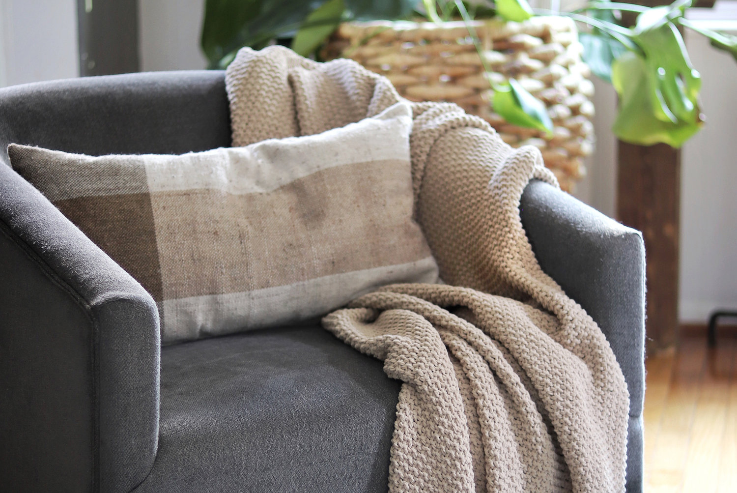 Keep throws within reach for chilly nights