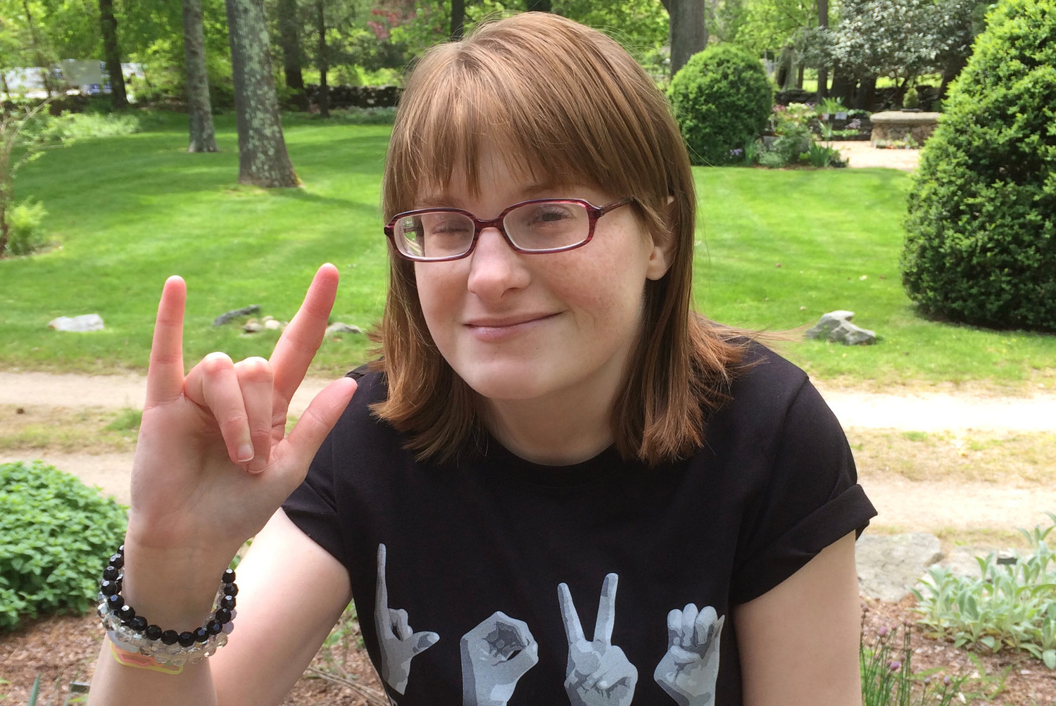 Emily Maxwell’s designs spread positive messages through ASL signs