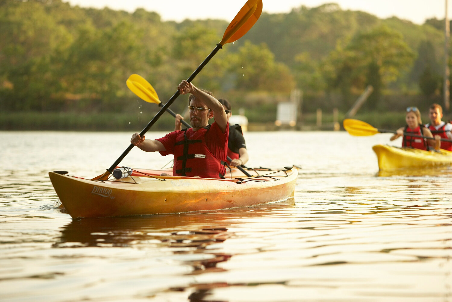 With 1500 
miles of rivers and 
mapped blueways, RI offers adventures for kayakers, paddleboarders, and canoers