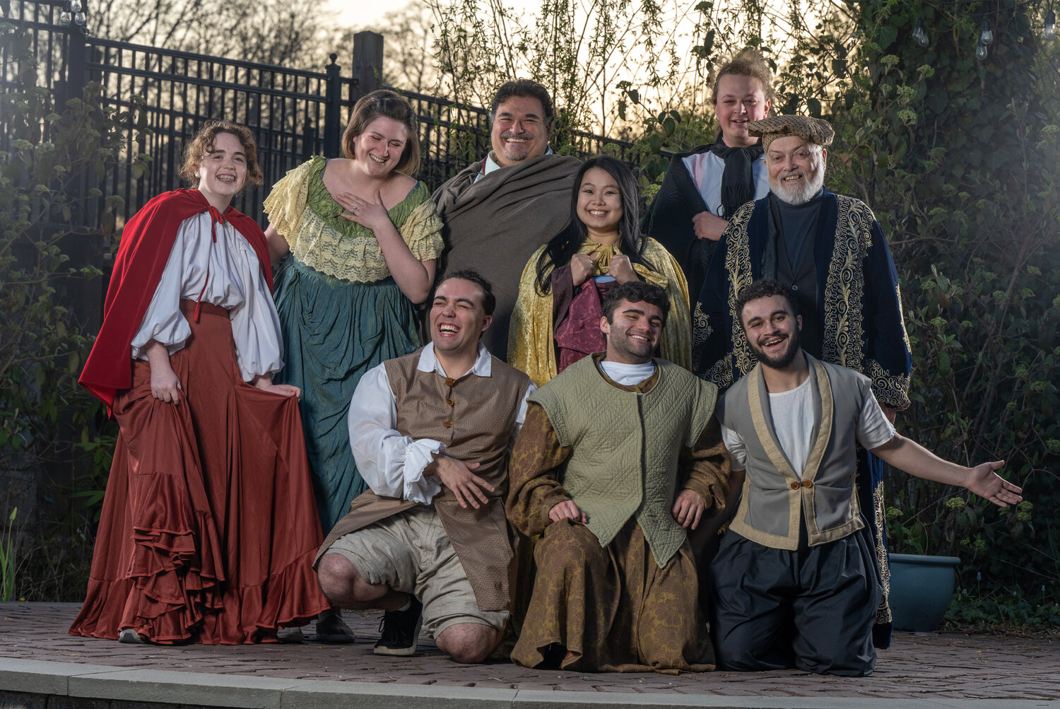 The Merry Wives of Windsor cast performs Shakespeare on the Saugatuck