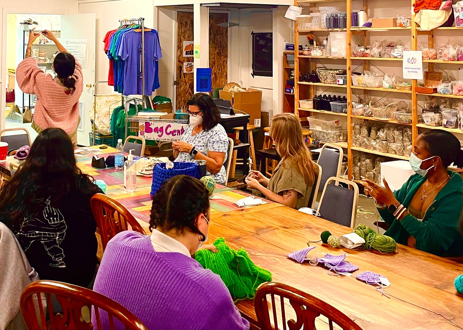 The Creative Reuse Center hosts crafting workshops to get makers inspired